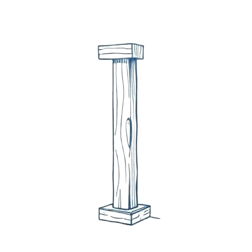 Prop / Support — symbol of Samekh